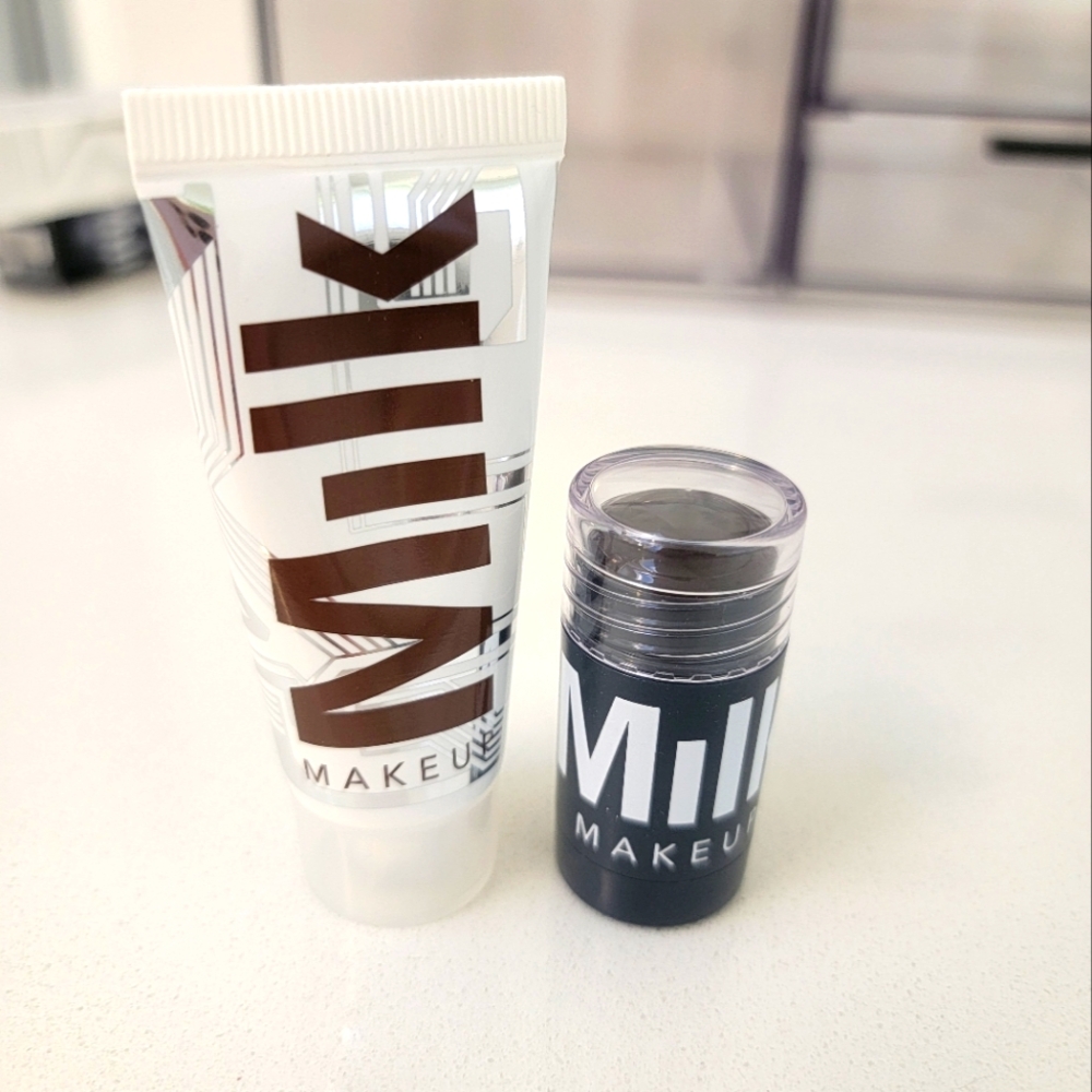 Milk Bionic Bronzer in Invincible and Sculpt Stick Contour in Sizzle